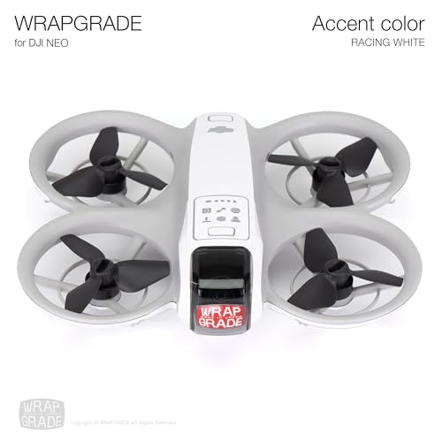 Wrapgrade for DJI NEO Accent Color Sticker (Racing White) - color: Racing White