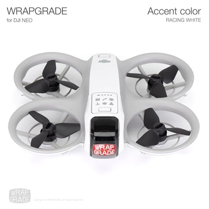 Wrapgrade for DJI NEO Accent Color Sticker (Racing White) - color: Racing White