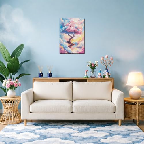 DOTSOPS 5D Dreamland Diamond Painting Kits for Adults 11.8 x 15.7 Inches - color: Tree