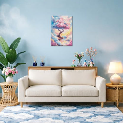 DOTSOPS 5D Dreamland Diamond Painting Kits for Adults 11.8 x 15.7 Inches - color: Tree