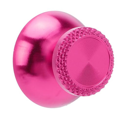 Pomya Thumbsticks for Controller, 2Pcs Metal Thumb Grip Replacement for Handheld Game Console, Aluminum Alloy Analog Thumb Sticks Accessories () - color: Aubergine