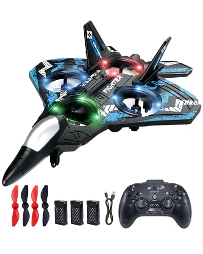Drones for Kids Foam RC Plane, Remote Control Airplane，3 Batteries - color: 3 Batteries