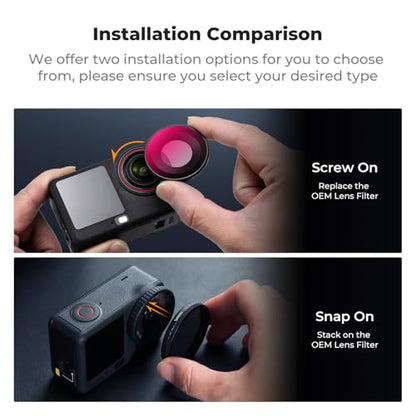 K&F CONCEPT Variable ND Filter for DJI Osmo Action 6