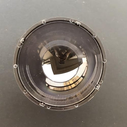 3.3 Inch Small Smoke Colored Dome Cover Waterproof Rainproof Polycarbonate Security CCTV Camera Protective Cover Plexiglass Replacement Camera Lens Cap - color: 85x45mm Smoke