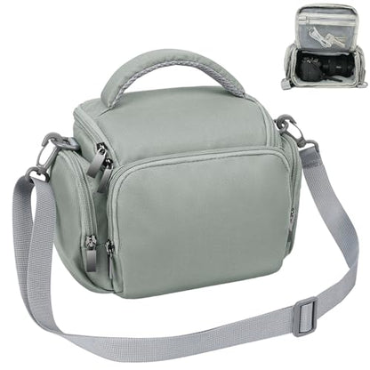 Ainiv DSLR Camera Bag, Large Waterproof Anti-Shock SLR Camera Case, Grey - color: Grey
