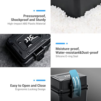 JJC DB-110 NP-BX1 Small Camera Battery Case Holder for Ricoh Sony Olympus - size: For Camera Battery x4