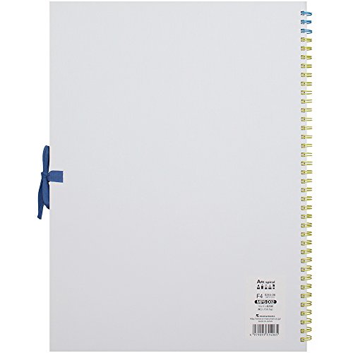 Maruman Art Spiral Sketch Book, F4, 13.27" x 10.04", 24 Sheets, White - color: White, size: F4 (13.27" x 10.04")