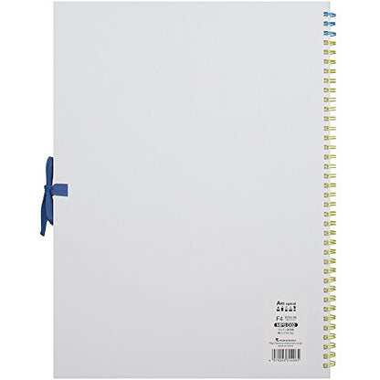 Maruman Art Spiral Sketch Book, F4, 13.27" x 10.04", 24 Sheets, White - color: White, size: F4 (13.27" x 10.04")