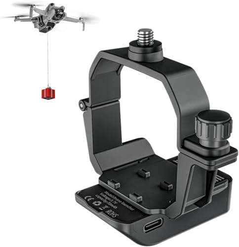 Mini 4 Pro Airdrop System, Quick Release Payload Delivery Transport Device Wedding Drone Fishing Bait Search & Rescue for DJI Mini 4 Pro Drone Accessories