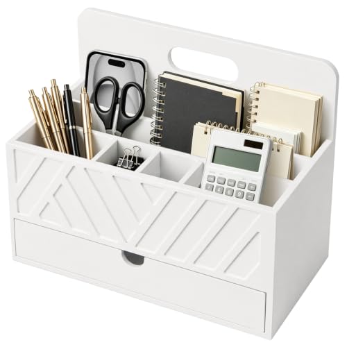 Mail Organizer Countertop, Stationery Accessories File Sorter, Bill Holder - color: White