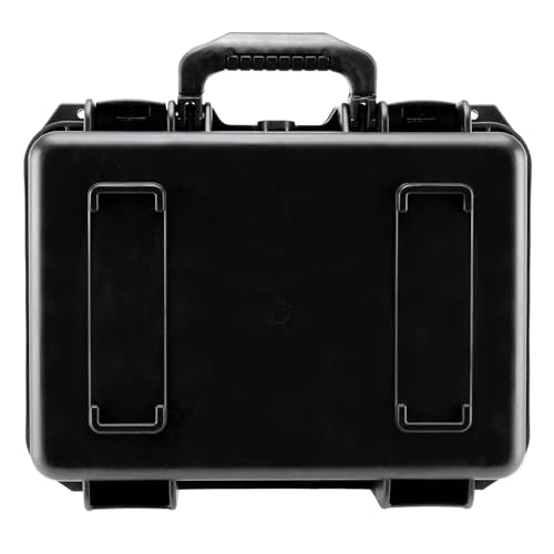 Eylar 14" Intact Premium Series Camera Hard Case, IP67 Waterproof Dustproof Crushproof, TSA Approved, Customizable Pluck Foam, Protective Carrying Case for Cameras, Lenses, Drones, Gear (Black)