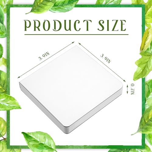 Tenceur 8 Pack Mini Watercolor Journal, 3.9" X3.9, 240 Sheets, White - color: White, size: 3.9 x 3.9 Inch