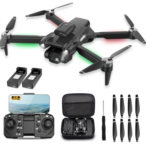 MSMV 4K HD Camera Drones, Wireless RC Toys for Boys Girls,Charcoal Black - color: Charcoal black