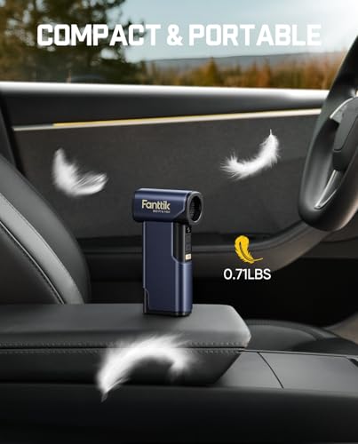 Fanttik B10 Pro Max Electric Air Duster with Powerbank Function (Navy Blue) - color: Navy Blue