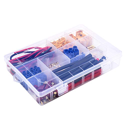 Readytosky XT60/XT90/EC3/EC5/T-Plug Male&Female Connector Adapters Kit