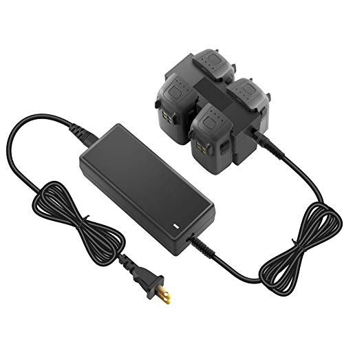 Hanatora Battery Charger with LCD Display for DJI Spark Drone,4 in 1 Rapid Multi Parallel Charging Hub Accessories