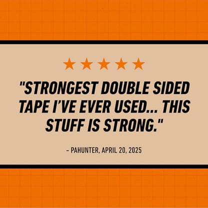 Gorilla Heavy Duty Double Sided Mounting Tape, Black, 1" x 120", 1-Pack - size: 1" x 120" (1-Pack), style: 1 Pack