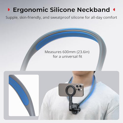 SMALLRIG Magnetic Phone Holder Action Camera Neck Mount with Chest Strap - style: for Phone & Action Camera