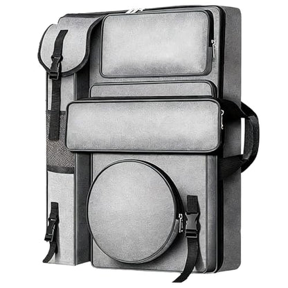 Artist Backpack for Sketching & Oil Painting, 26x18.5 Inch - color: Grey