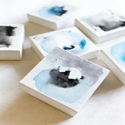 PHOENIX 10x10 Gallery Depth Watercolor Canvas 4 Pack - size: 10"x10", style: Gallery Canvas