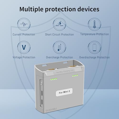 Mini2 Dual-Channel Battery Charger Two-Way Charging Hub for DJI Mini 2 SE