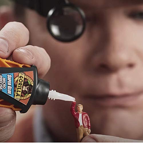 Gorilla Micro Precise Super Glue, 6 Gram, Clear, (Pack of 1) - size: 1 - Pack