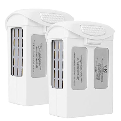Phantom 4 Battery 2 Pack, 5870mAh 15.2V Intelligent Flight Drone Replacement Battery for DJI Phantom 4/4 Advanced/4 Pro/ 4 Pro V2.0/4 RTK - size: 2 Pack