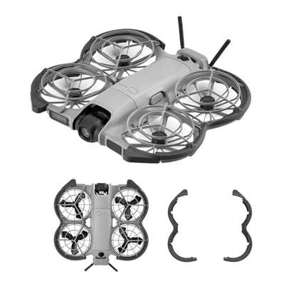 Neo 2 Propellers Guard Protector, Anti-Collision Blades Protective Cover Circle for DJI Neo 2 Drone Accessories TPE Crash Ring Lightweigh Bumper Quadcopter Improve Flight Safety(Dark Gray) - color: Dark Gray