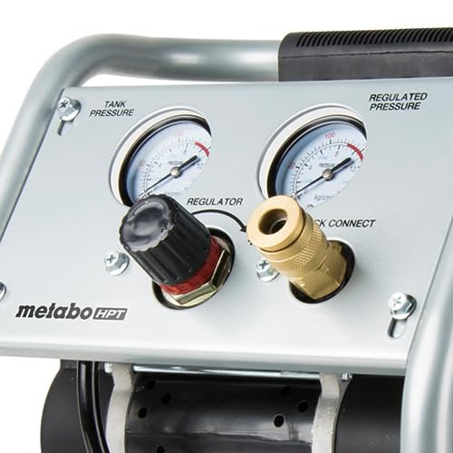 Metabo HPT Quiet Air Compressor, Portable 1 Gallon Oil-Free, EC28M
