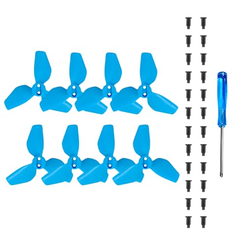sea jump 8PCS Propeller Suitable for DJI NEO Drone Accessories Handheld Quadcopter Drone 2016S Propeller Blades (Blue) - color: Blue