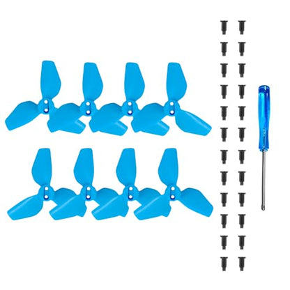 sea jump 8PCS Propeller Suitable for DJI NEO Drone Accessories Handheld Quadcopter Drone 2016S Propeller Blades (Blue) - color: Blue