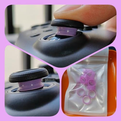 Joystick Protectors, Invisible Protection During Gaming, Silicone, Compatible with Steam Deck/Xbox/Switch Pro Controller/PS4/PS5/ROG Ally/8 BitDo Game Joystick(24 Pcs)