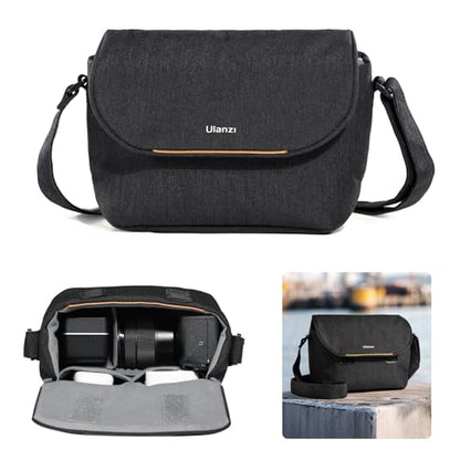 ULANZI 4L Camera Bag, SLR/DSLR Camera Case Professional Crossbody Small Bag - size: Black 3-4 L