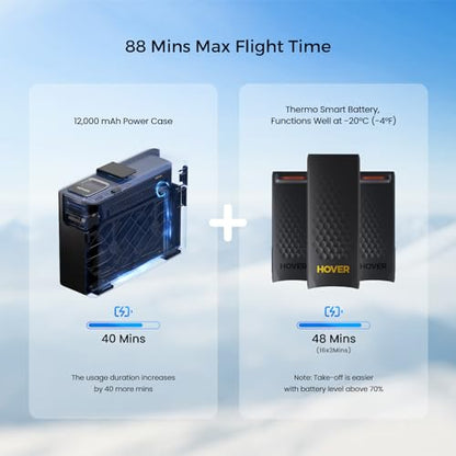 HOVERAir X1 PROMAX Skiing Combo, 8K Action Flying Camera, Foldable Drone - style: PROMAX (Skiing Combo)
