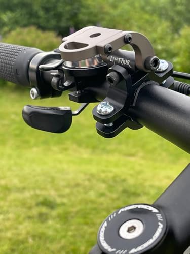 LifThor Bike Mount V2 – Universal Handlebar Mount for Phone, Tablet & Drone Controllers | Secure Aluminum Bracket for Cycling & Motorbike Use