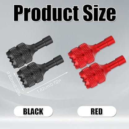 4pcs Mini Joystick Replacement Compatible with DJI Mini 3 Pro - color: Red,black