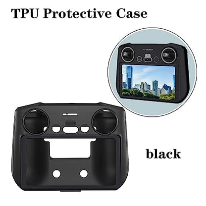 Screen Protector for DJI Mini 3 Pro/Mavic 3 RC and Soft Silicone Case Cover