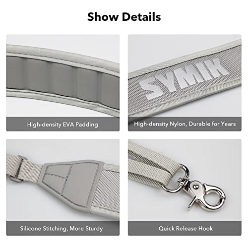 SYMIK Remote Controller Lanyard for DJI FPV/Avata/2, Phantom 4/3, Inspire FPV Remote Controller 3/2, Adjustable Neck Strap Lanyard for DJI Avata 2 Accessories Shoulder Strap w/Comfortable EVA Padding