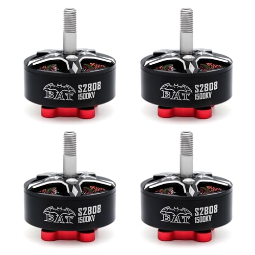 Surpass Hobby S2808 Brushless Motors 1500KV Drone Motor for 6-7inch FPV Racing Drone Quadcopter Fixed Wing(4pcs) - size: 1500kv-4pcs