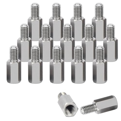 Kado M4x10mm Hex Stainless Steel Standoff Spacer Screw Set Nut Bolt 16pcs - style: 16-Pack