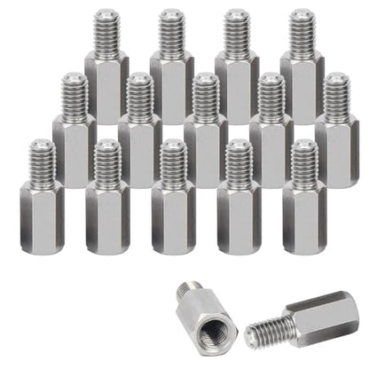 Kado M4x10mm Hex Stainless Steel Standoff Spacer Screw Set Nut Bolt 16pcs - style: 16-Pack