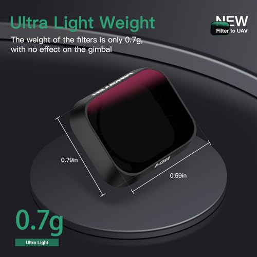 Mini 3 ND Filters - 6 Pack (CPL,Natural Night,ND16,ND32,ND64,ND256) - size: Mini 3 Pro, style: ND