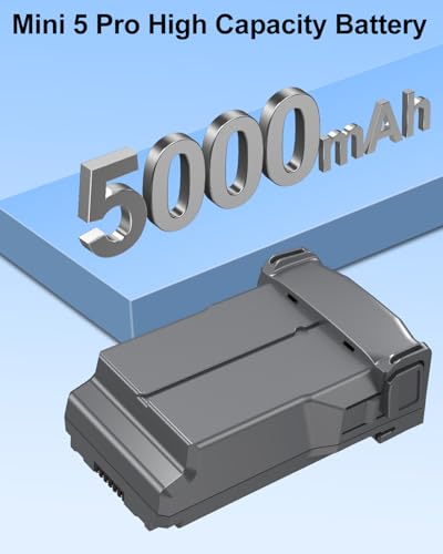 Mini 5 Pro/4 Pro/3 Battery Plus, 5000mAh Replacement Intelligent Flight Battery Plus, 47 Mins Max Flight Time Battery for DJI Mini 5 Pro Drone (Only for DJI Original Chargers)