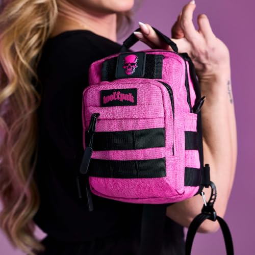 WOLFpak 4L Mini Tactical Sling Bag Crossbody - color: Deathwing Pink
