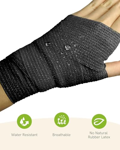 FriCARE Self Adhesive Bandage Wrap, Medical Tape in First Aid Kit, Classic - color: Classic