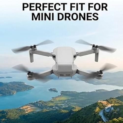 4pcs AB Propeller Blades 45-75mm Mini Drone Propellers, Compatible with Drones, Gliders, and Foam Aircraft (Three-Blade Propeller) - style: Three-blade propeller