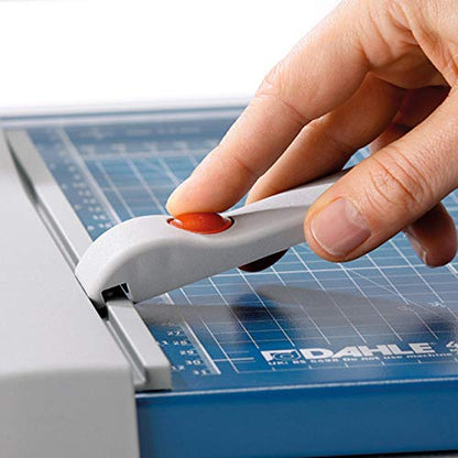 Dahle 446 Premium Rotary Trimmer, 36" Cut Length, 25 Sheet Capacity, Self-Sharpening, Automatic Clamp, German Engineered Paper Cutter - size: 36" Cut Length