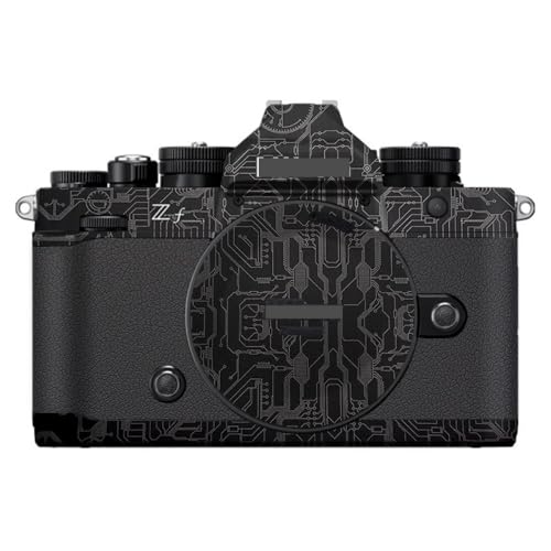 Anti-Scratch Camera Skin Wrap Sticker Coat Vinly Protective Film Body Protector Decals Cover for for Nikon Zf Z f (Circuit Titanium) - color: Circuit Titanium