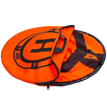 Hoodman 8 Foot Weighted UAV Drone Landing Pad fits Matrice 350, Freefly Alta, Sony Airpeak S1, Durable, No Stakes Required, collapses to 1/3 of deployed size - size: 8 Foot Pad