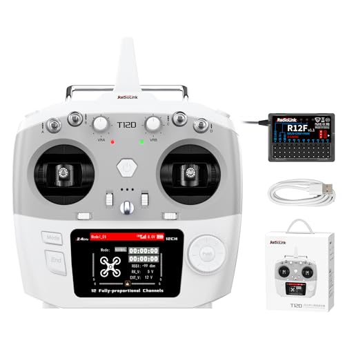 Radiolink T12D V2 2.4G 12 Channels JR ELRS RC Transmitter & R12F Receiver
